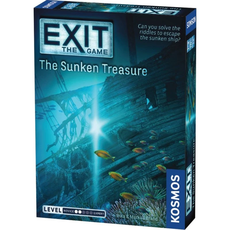 EXIT: The Sunken Treasure (Engelsk) – Escape Room Spil for 2+ spillere