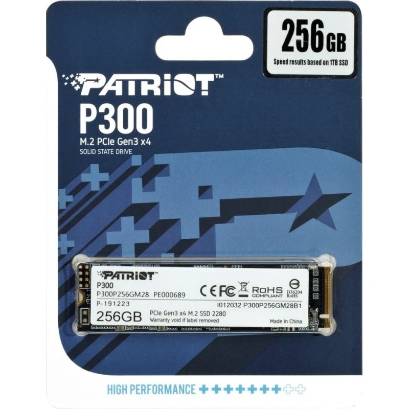 Patriot P300 SSD 256GB M.2 2280 NVMe PCIe 3.0