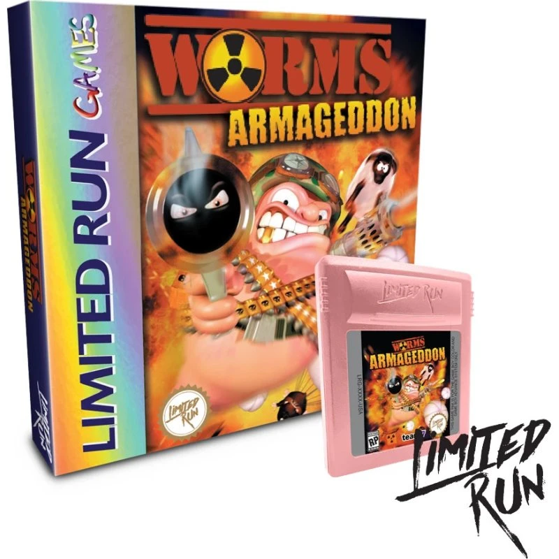 Worms Armageddon Import GBC Spil