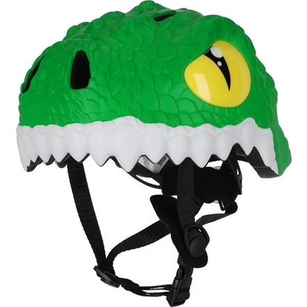 Crazy Safety Krokodille Cykelhjelm Grøn 49-55 cm