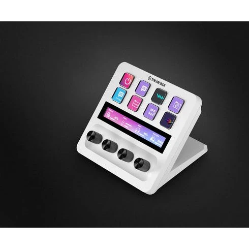 Elgato Stream Deck+ White Edition, 8 knapper
