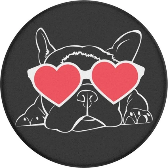 PopSockets PopGrip Sleepy Shades – Aftageligt Greb & Stander