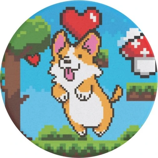 PopSockets PopGrip Corgibit – Udskiftelig Top