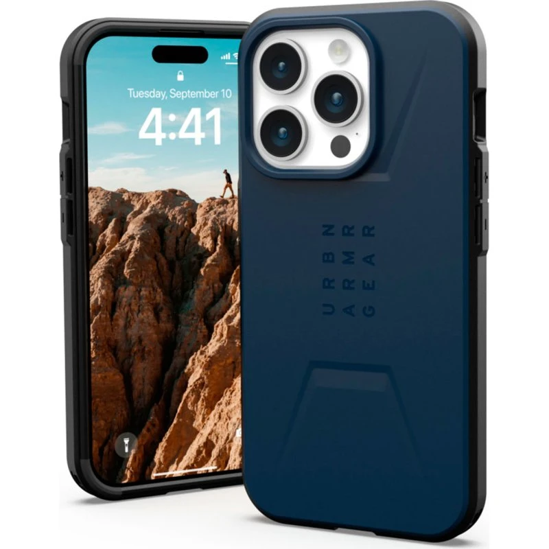 UAG Civilian MagSafe Cover til iPhone 15 Pro (6,1") Mallard