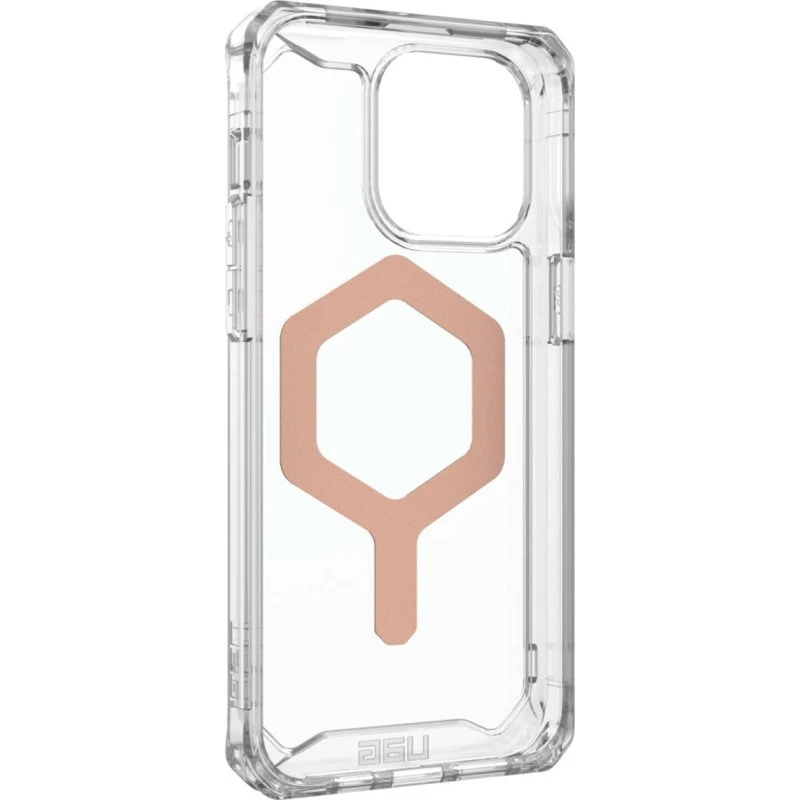 UAG Plyo MagSafe Cover til iPhone 15 Pro Max, Ice/Rose Gold