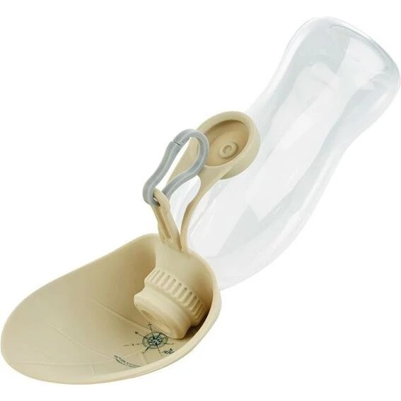 Hunter List drikkeflaske 550 ml med silikoneskål, beige