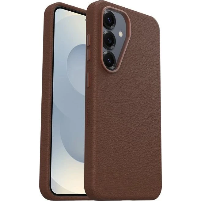 OtterBox Symmetry Cactus Leather Samsung Galaxy S25 Brun