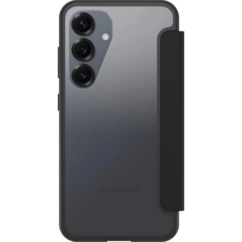 OtterBox React Folio Cover til Samsung Galaxy S25 - Sort/Krystalklar