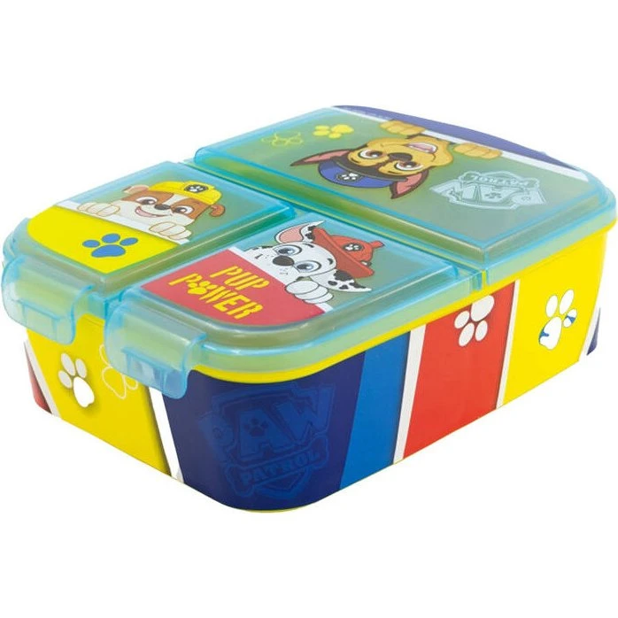 Paw Patrol Stor Madkasse, flerfarvet, 3 Rum