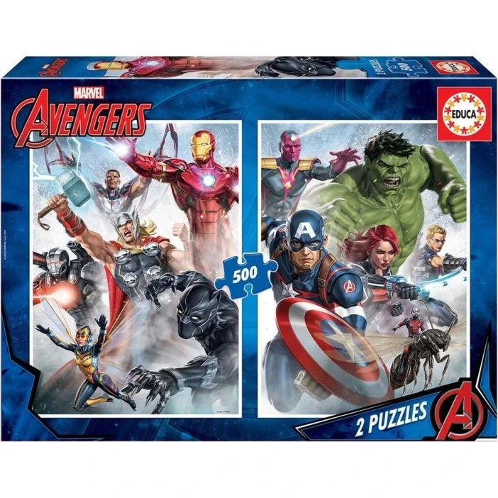Educa Avengers 2x500 Brikker Puslespil