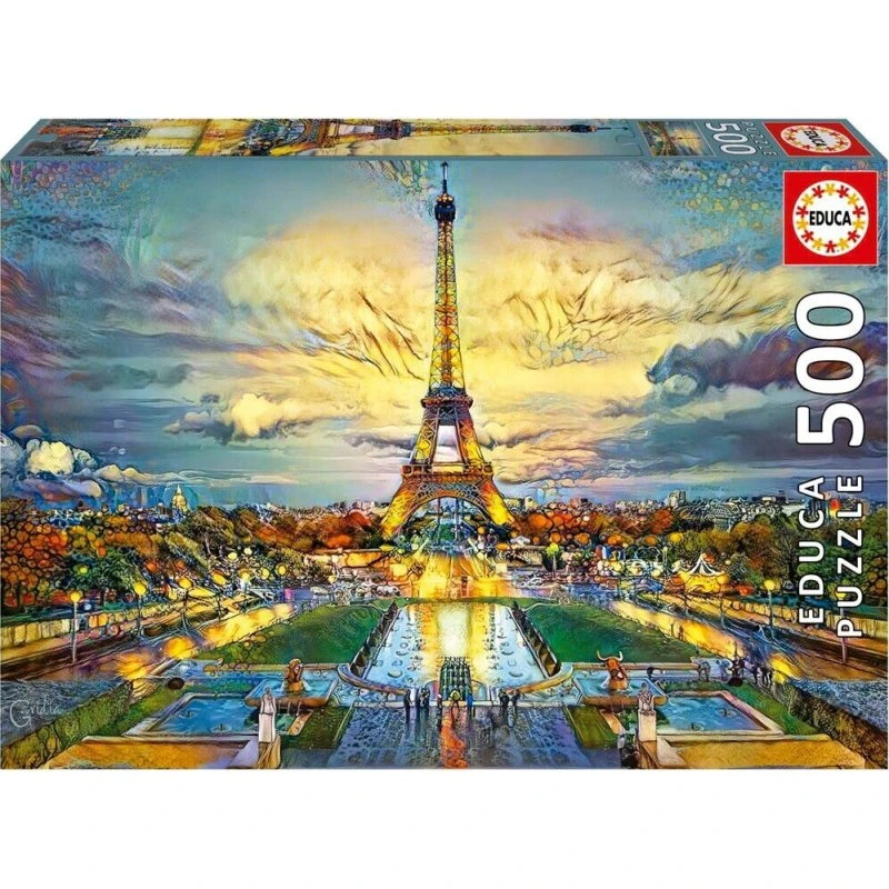Educa Eiffel-tårnet Puslespil 500 Brikker