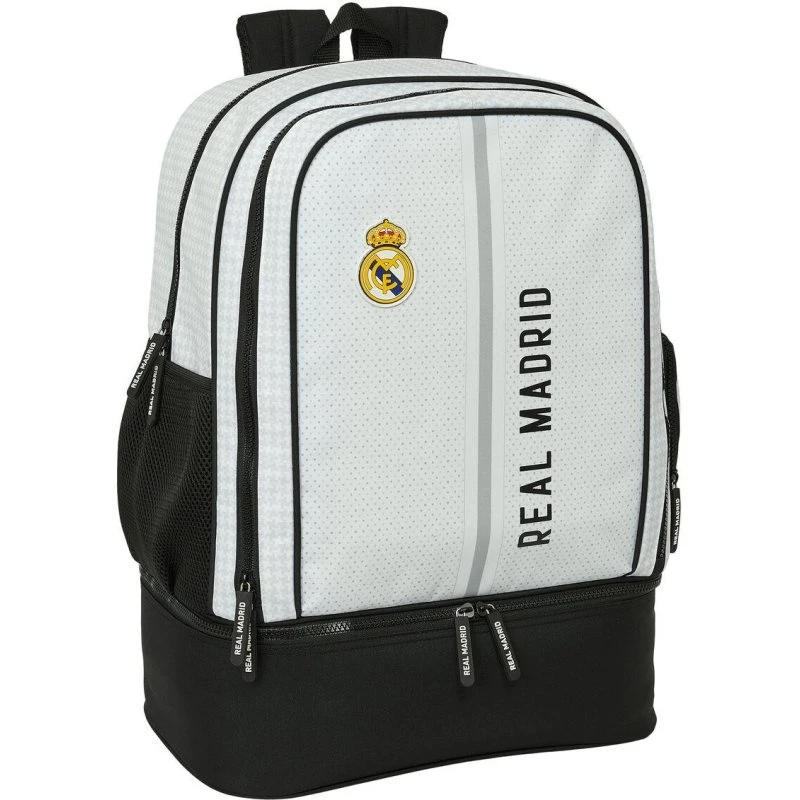 Real Madrid C.F. Sportsrygsæk 24/25 Hvid/Grå 35x50x24 cm