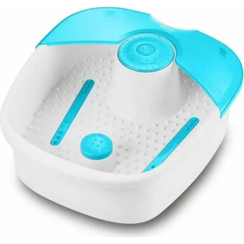 Medisana FS-70E Fodspa med Bobler og Vibrationsmassage, Hvid/Blå, 60 W