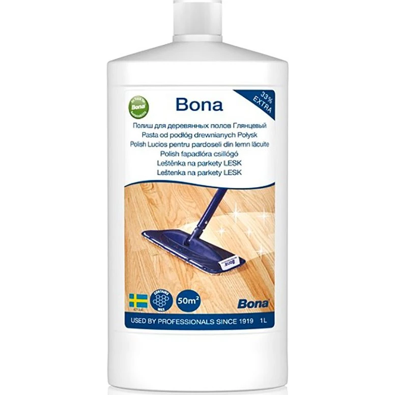 Bona Højglans Trægulvsmølje 1 liter
