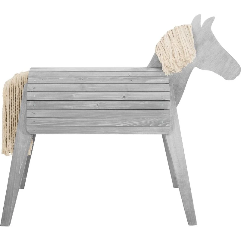 Roba Udendørslegehest 123 cm, grå