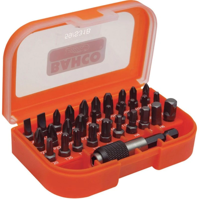 Bahco Bitssæt 1/4" 31 dele
