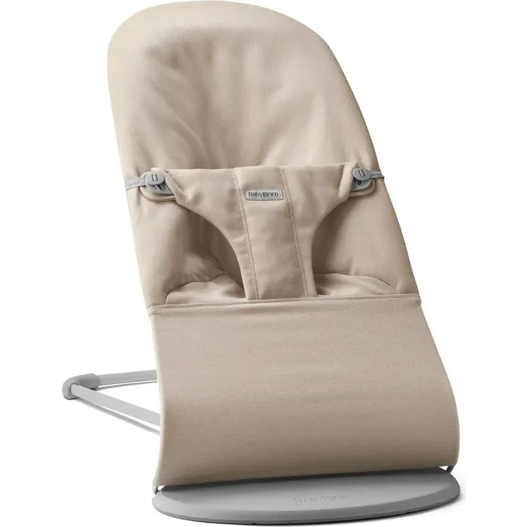 BabyBjörn Bliss Skråstol Vævet Lys Beige, Max 13kg