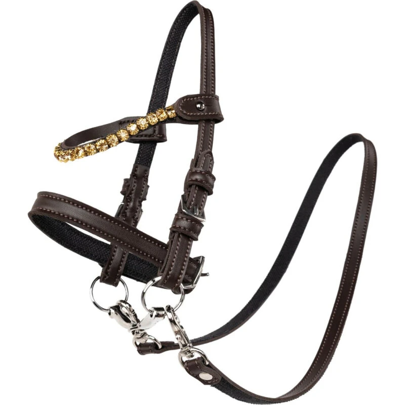 My Hobby Horse trense brun med skinnende sten