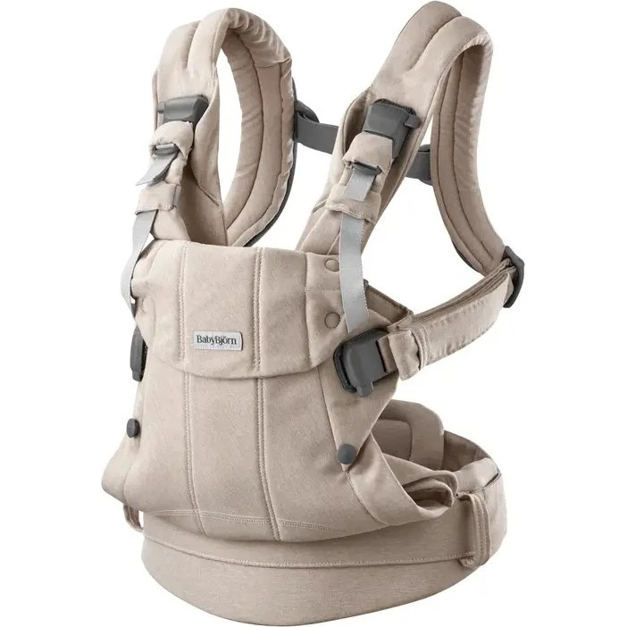 BabyBjörn Harmony Vævet Bæresele, Lys Beige, Max 15kg