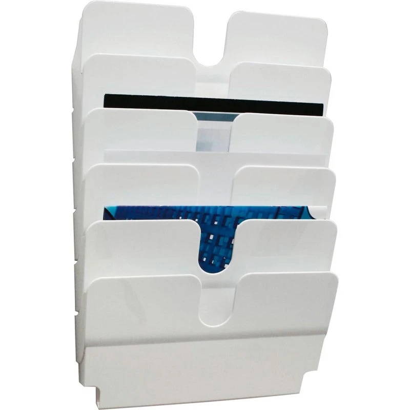 Durable Flexiplus 6 Brochureholder A4 Hvid
