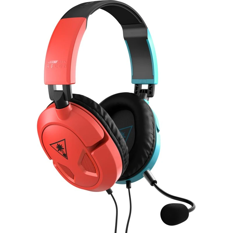 Turtle Beach Recon 50 Rød/Blå, fuld størrelse, kablet