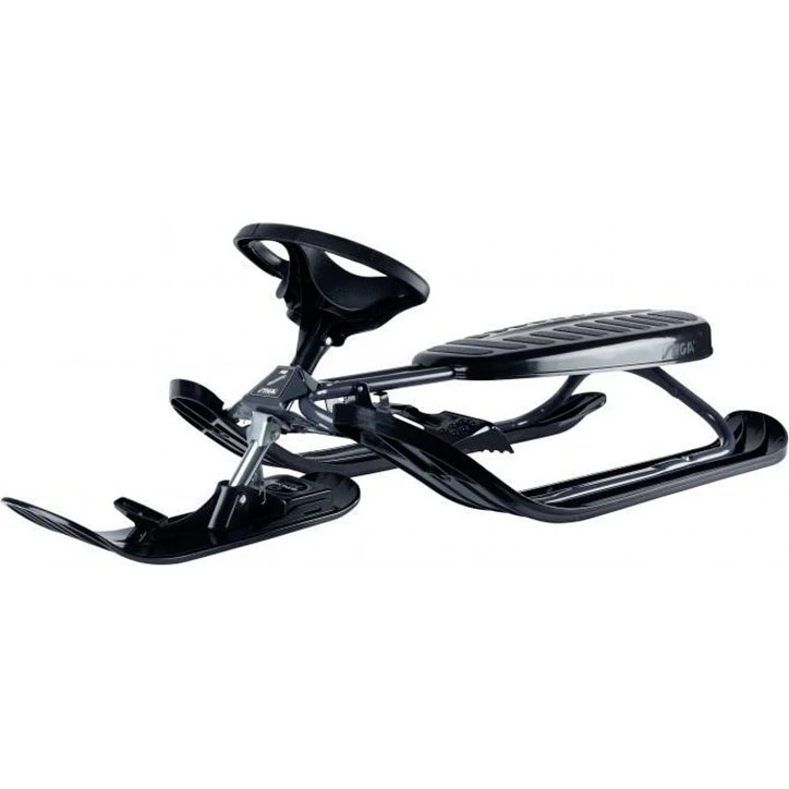 Stiga Snowracer Curve Slæde, Sort (90kg/7år+)