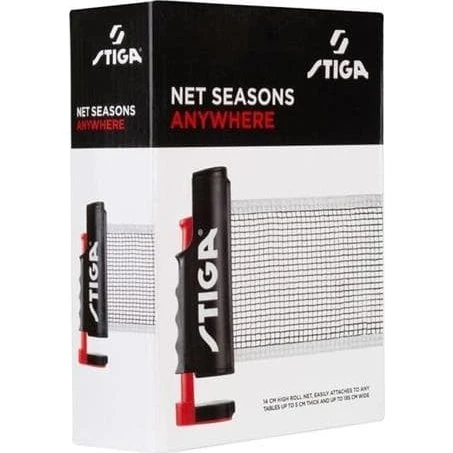 Stiga Net Seasons Anywhere Bordtennisnet, bærbart og opløbbar