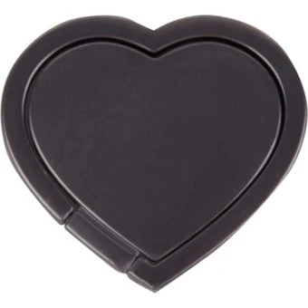 Gear Hjerte Fingerring 360° Rotation, Mat Sort