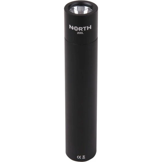 North Lommelygte 200 Lumen Sort Aluminium 2W