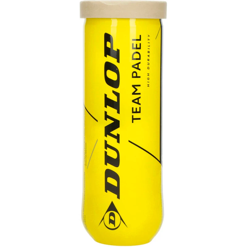 Dunlop Team Padel 3-pak – gul