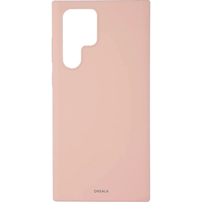 Onsala Silikone Cover Sand Pink til Samsung S22 Ultra