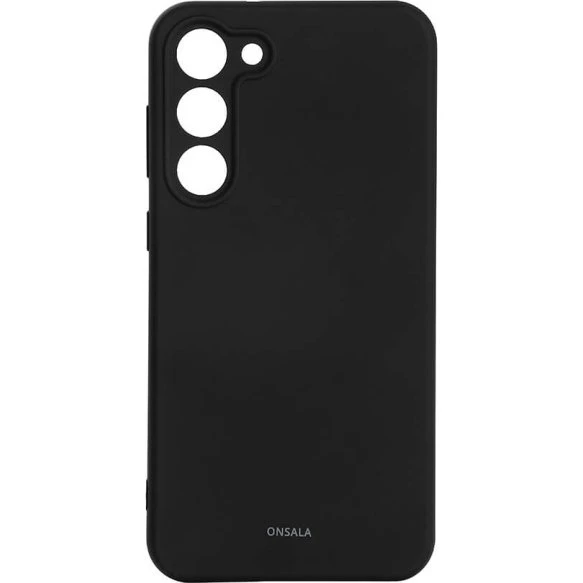 Onsala Silikone Mobilcover Sort til Samsung S23+ 5G