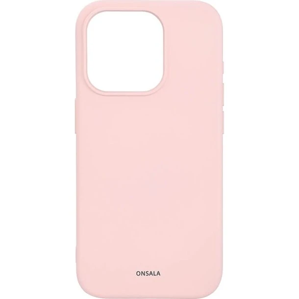 Onsala MagSeries Silikonefølelse Rosa - iPhone 15 Pro
