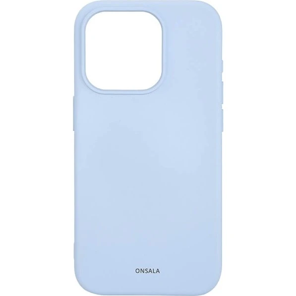 Onsala MagSeries Silikonefølelse Lyseblå iPhone 15 Pro