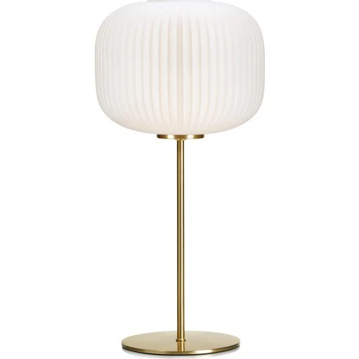 Markslöjd Sober Bordlampe, Messing/Opal, 50 cm