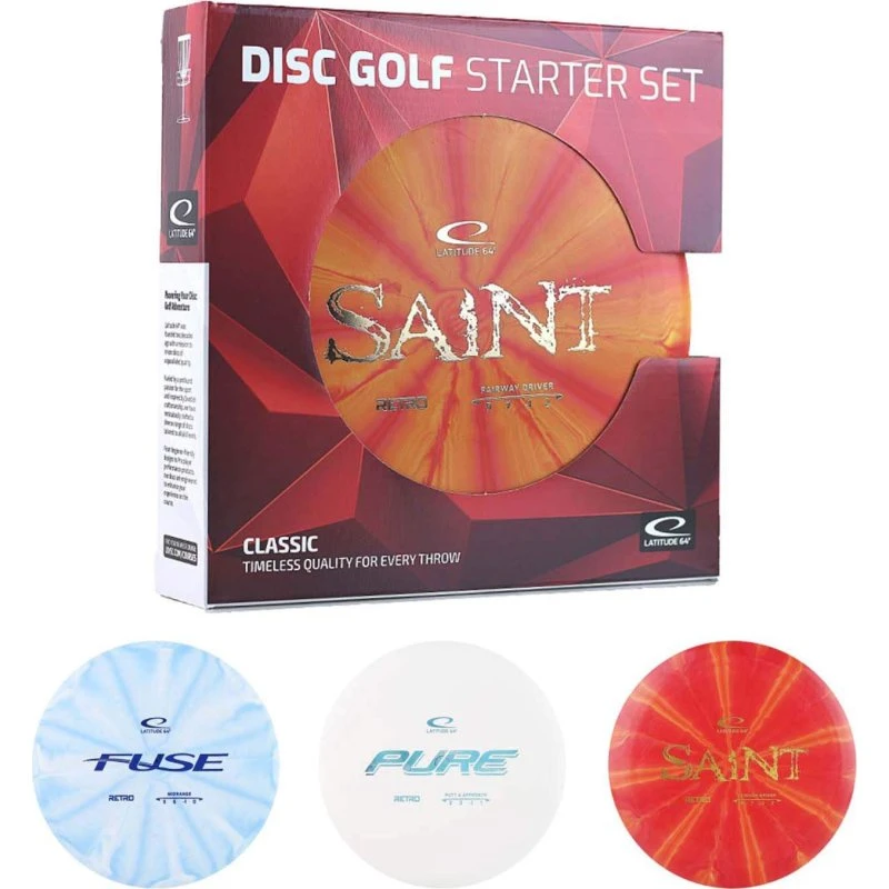 Latitude 64 Retro Burst Starter Sæt – 3 Diske, Nem Kontrol for Alle Aldre