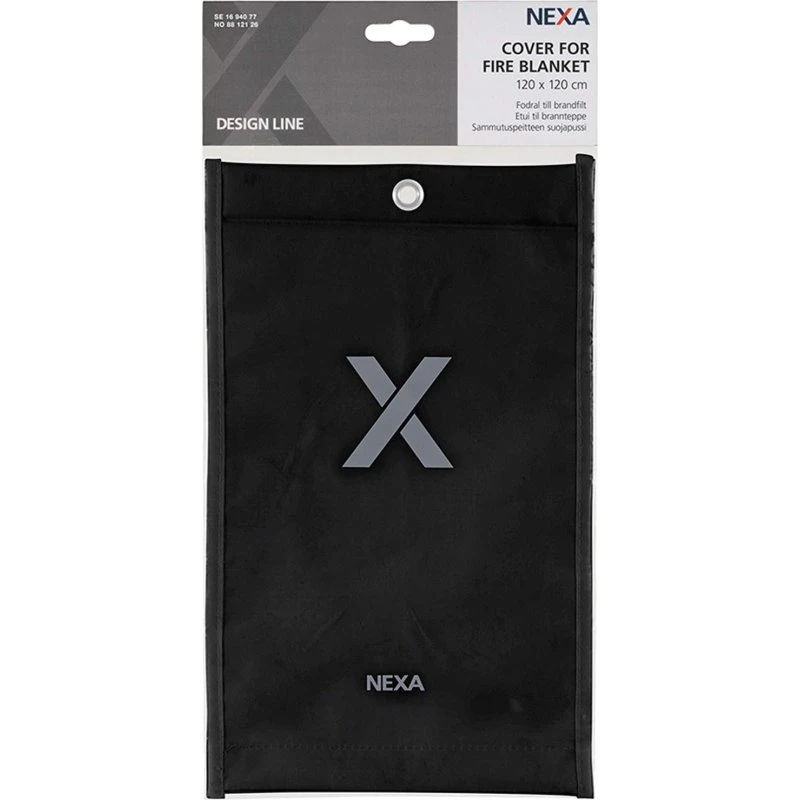 Nexa BAG-120 SMD Etui til Brandtæppe 120x120 cm, Sort