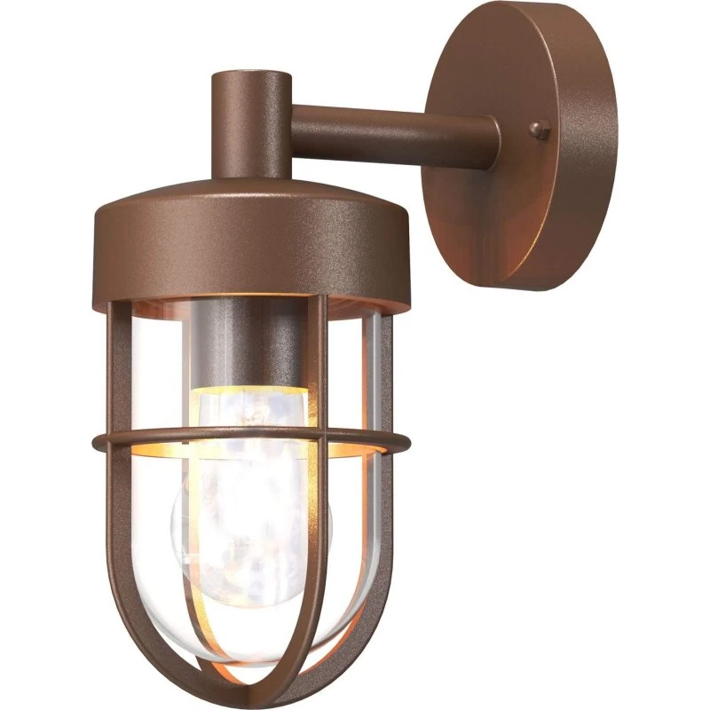 Llitt Jimmy Væglampe E27 IP44 Corten