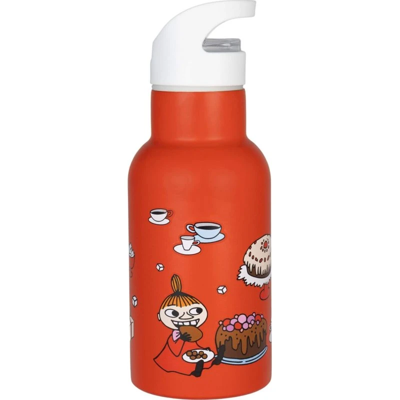 Rätt Start Mumin Lille My Vandflaske, 340 ml, Rød/Hvid