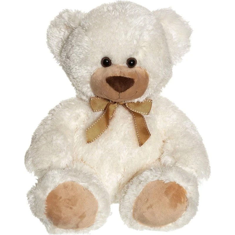 Teddykompaniet Roger, creme, 45 cm, blød bamse
