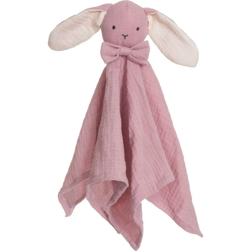 Teddykompaniet Diinglisar Kanin, Muslin, Rosa, 40x40cm
