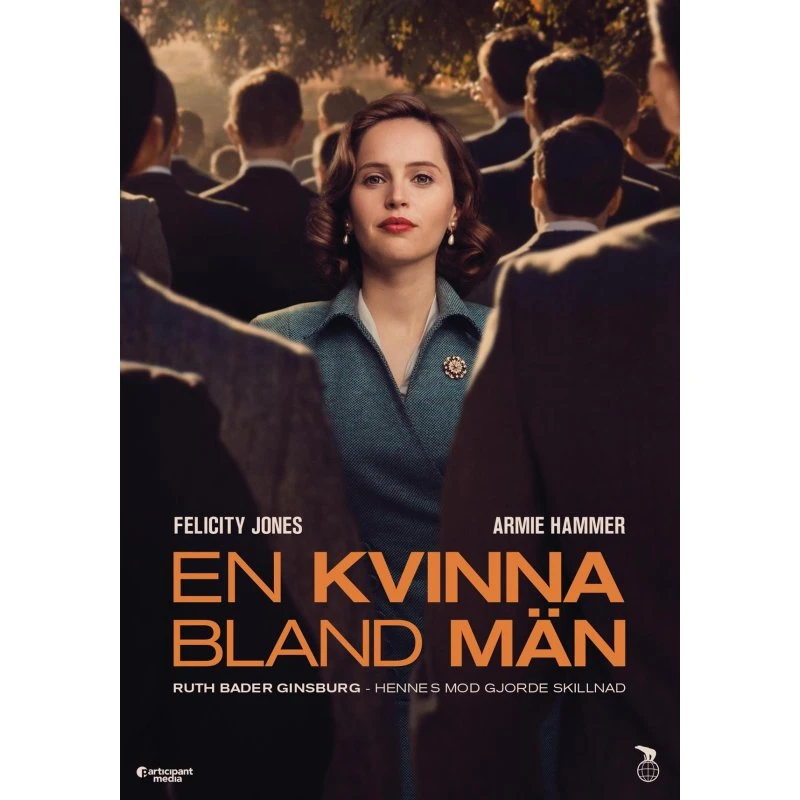 En kvinde blandt mænd – DVD – Film om Ruth Bader Ginsburg