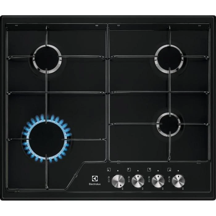 Electrolux EGS6424K Gaskogeplade 60 cm, sort, 4 zoner