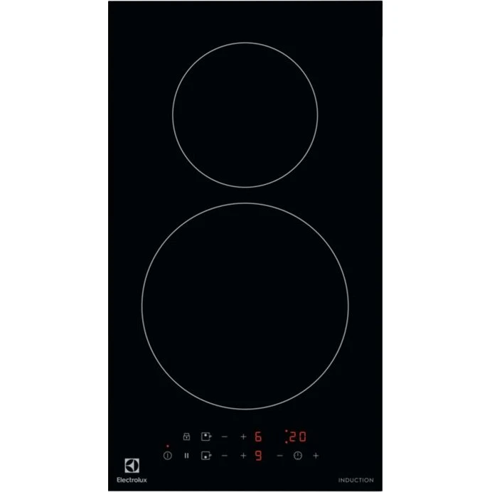 Electrolux Domino LIT30230C Induktionskogeplade, 2 plader, sort