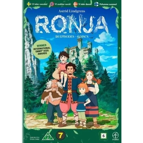 Astrid Lindgrens Ronja Røverdatter - TV-serie - DVD (6 disk)