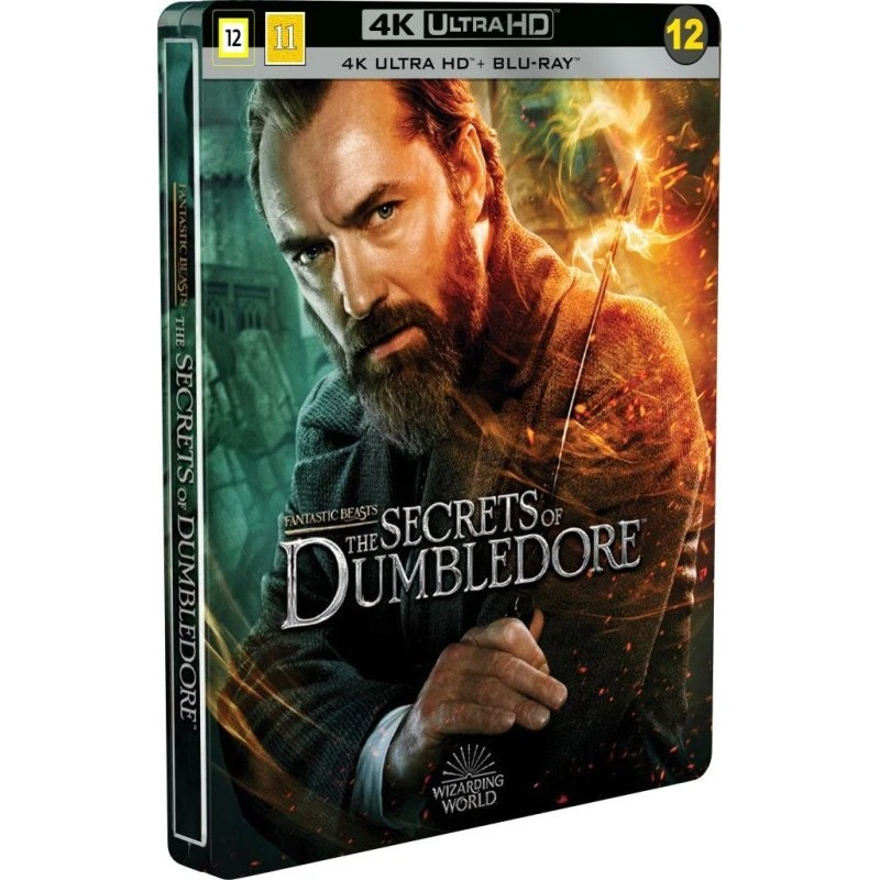 Fantastic Beasts 3: Dumbledore's Secrets - Limited Steelbook (4K Ultra HD + Blu-ray)