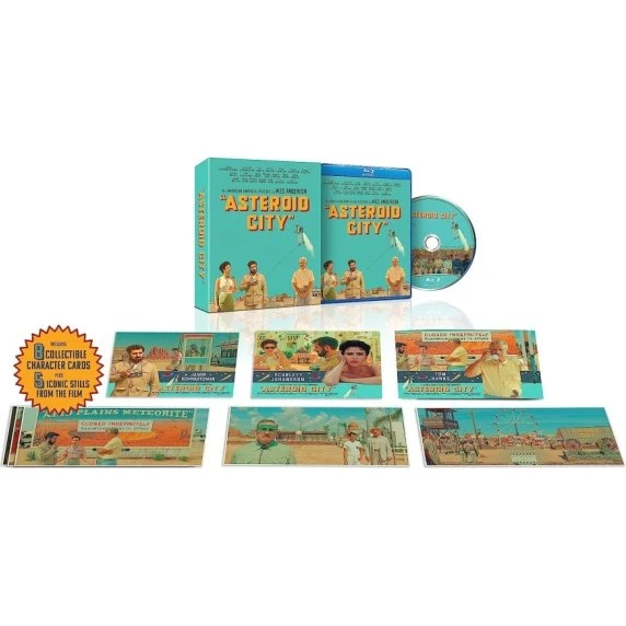 Asteroid City - Blu-ray med slipcase og karakterkort