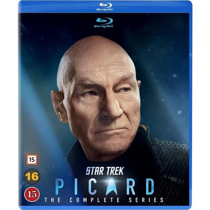 Star Trek Picard - Sæson 1-3 (Blu-ray, 9 disc)