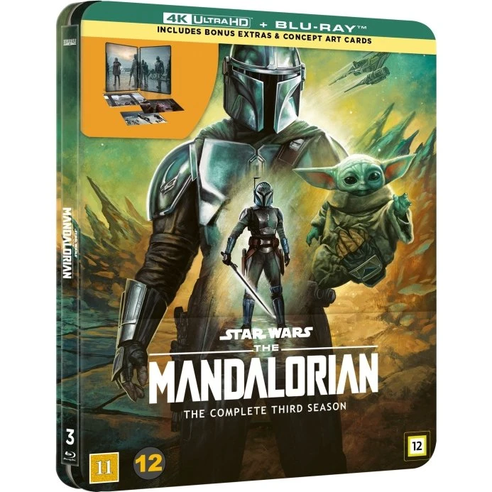 The Mandalorian S3 Steelbook 4K Blu-Ray