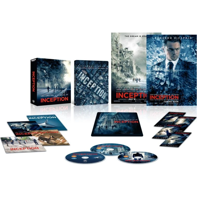 Inception - 4K UHD + 2 Blu-ray Limited Collector's Steelbook
